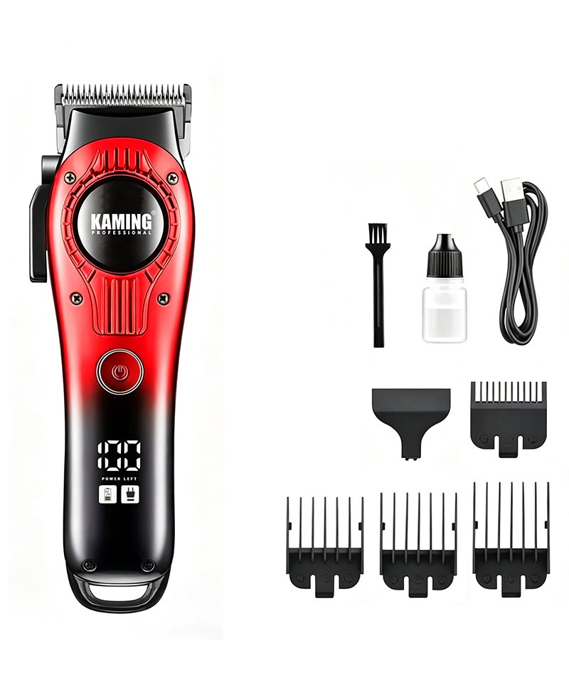 Kaming 1708 Quiet Electric Hair Clipper, Professional Fade Clipper for Salon Use with Digital Display