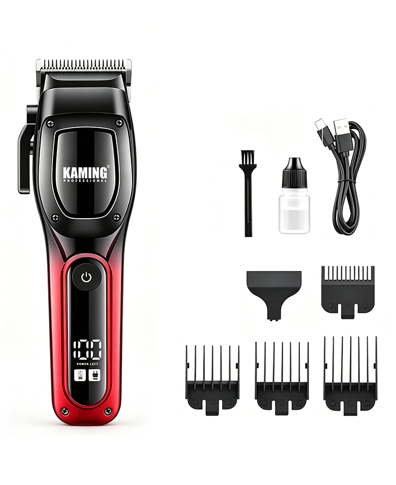 Kaming 1709 New Professional High Power Hair Clipper with Digital Display for Salon & Men's Grooming