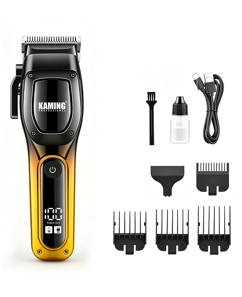 Kaming 1709 New Professional High Power Hair Clipper with Digital Display for Salon & Men's Grooming