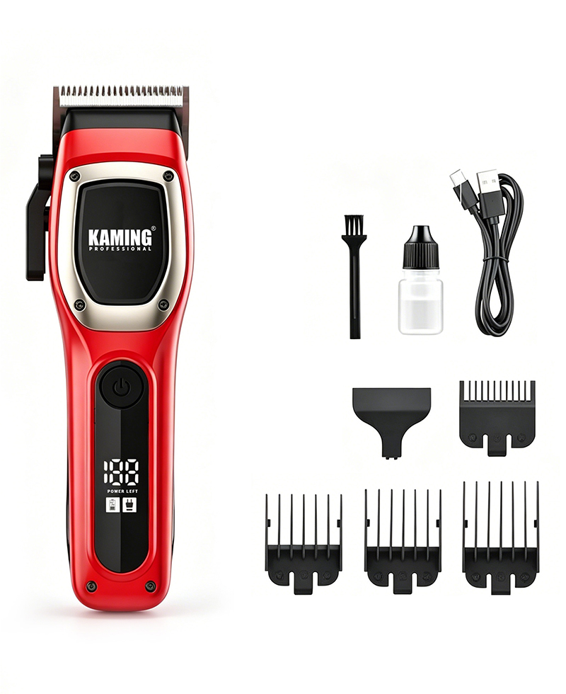 Kaming 1709 New Professional High Power Hair Clipper with Digital Display for Salon & Men's Grooming