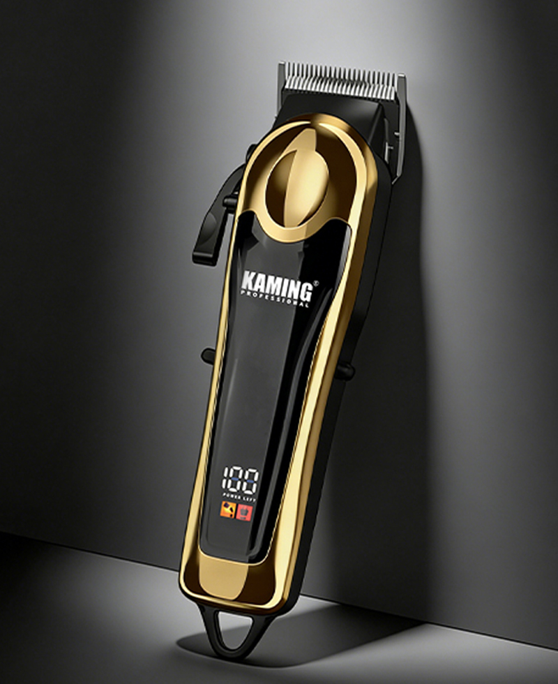 Kaming Professio Adjustable LCD Display Fade Hair Clipper pro Salon