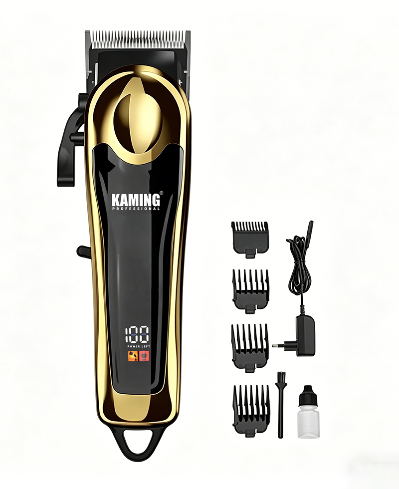 Kaming Professio Adjustable LCD Display Fade Hair Clipper pro Salon