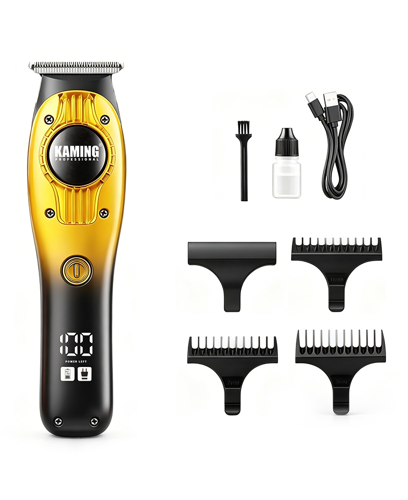 Kaming 1710 Professional Zero Gap Digital Display Carving Hair Trimmer