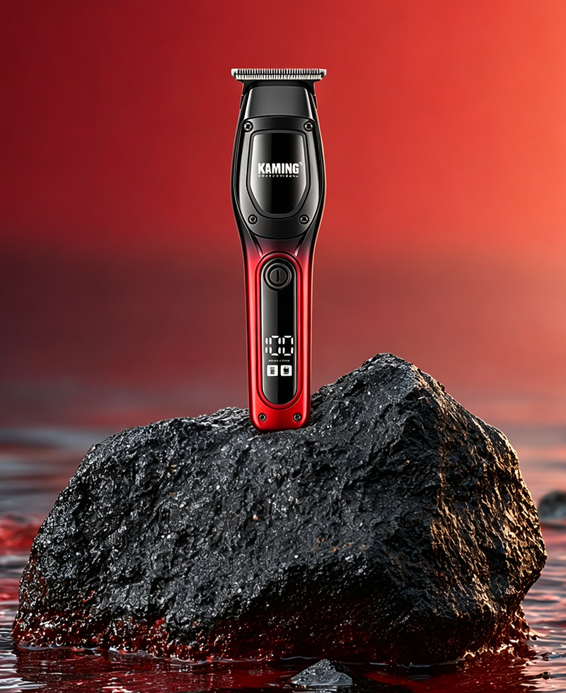 Kaming1711 New Electric Hair Clipper for Men Zero Gap Digital Display 7000 RPM Detail Trimmer Cross Border Trade