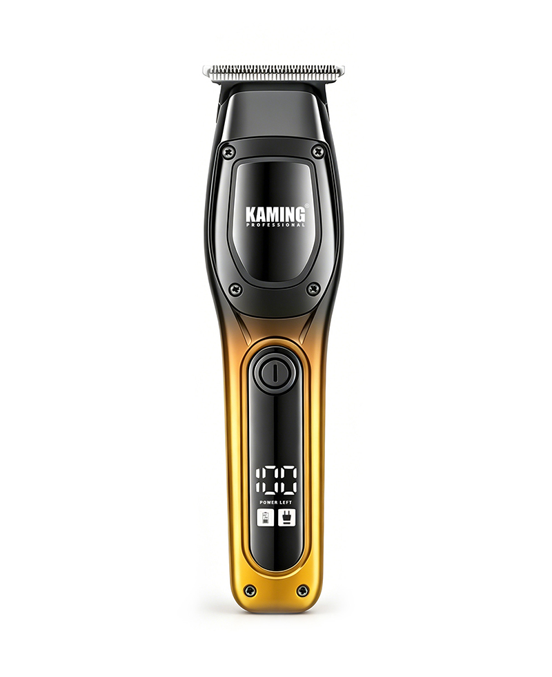 Kaming1711 New Electric Hair Clipper for Men Zero Gap Digital Display 7000 RPM Detail Trimmer Cross Border Trade