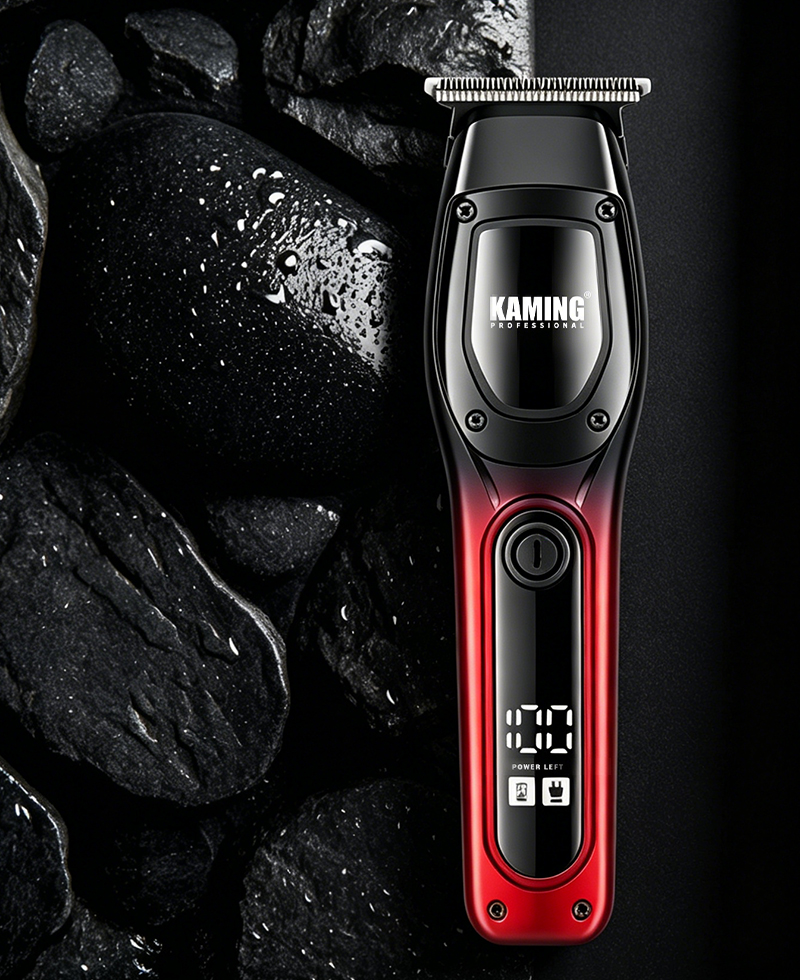 Kaming1711 New Electric Hair Clipper for Men Zero Gap Digital Display 7000 RPM Detail Trimmer Cross Border Trade