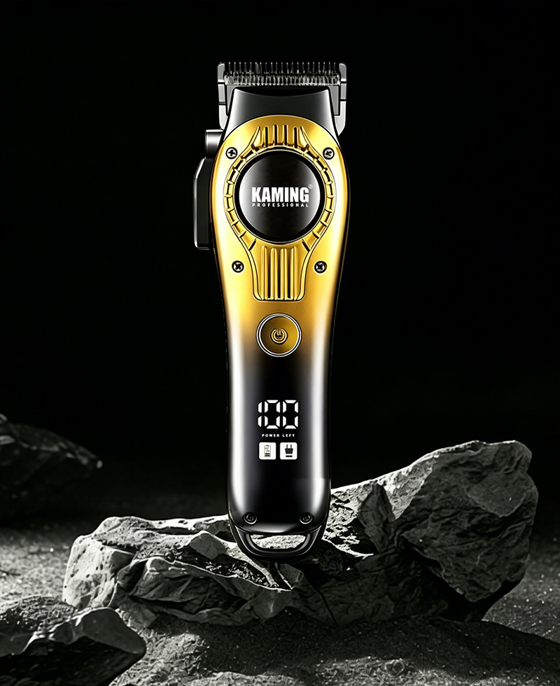 Kaming 1708 Quiet Electric Hair Clipper, Professional Fade Clipper for Salon Use with Digital Display