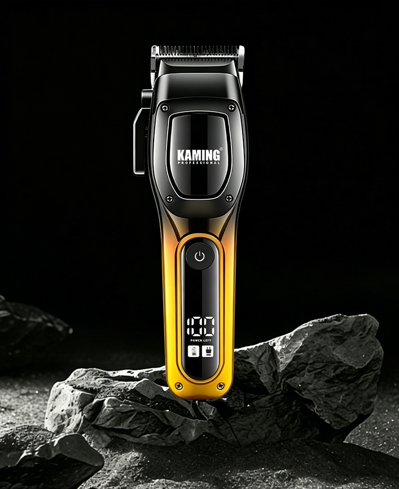 Kaming 1709 New Professional High Power Hair Clipper with Digital Display for Salon & Men's Grooming