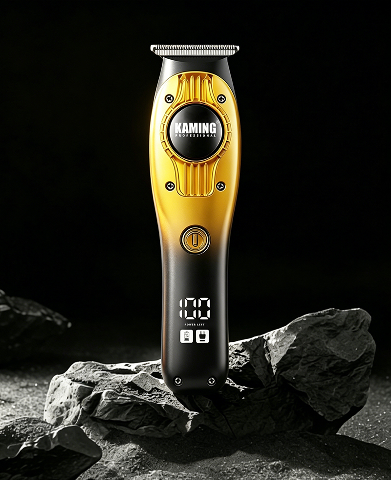 Kaming 1710 Professional Zero Gap Digital Display Carving Hair Trimmer