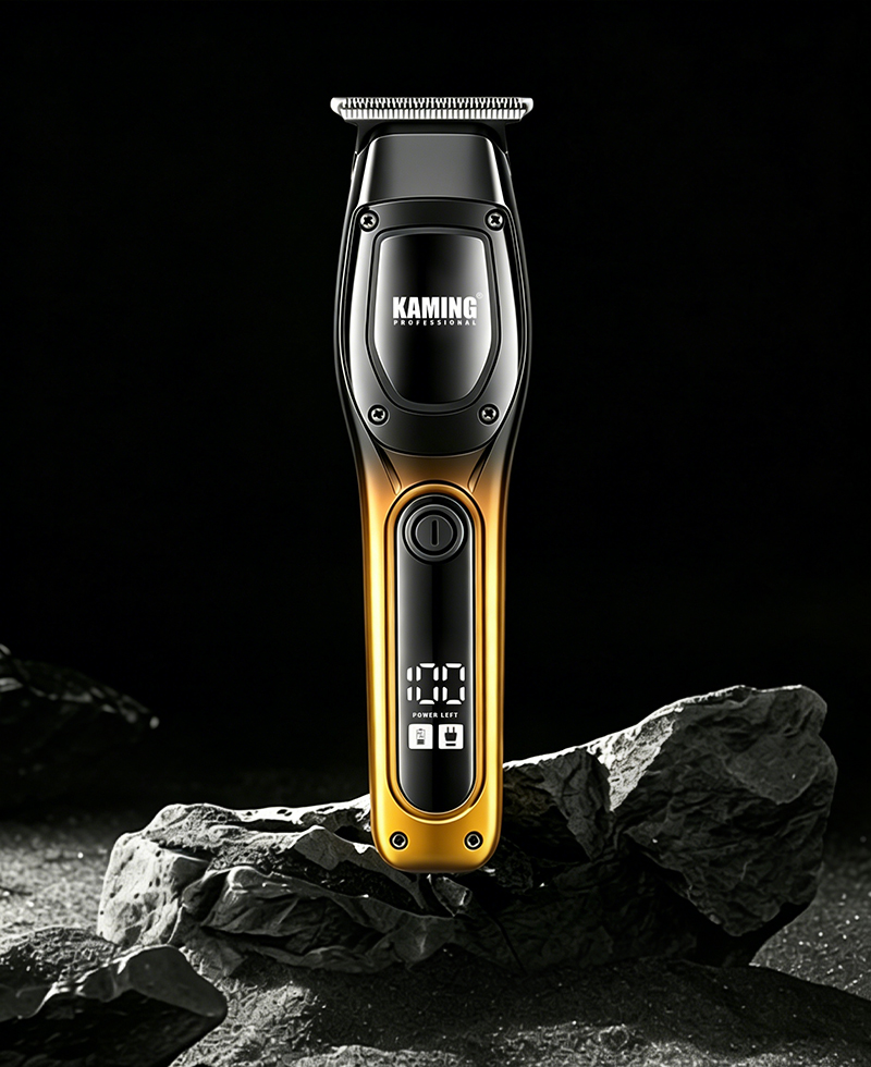 Kaming1711 New Electric Hair Clipper for Men Zero Gap Digital Display 7000 RPM Detail Trimmer Cross Border Trade