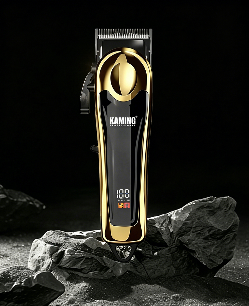 Kaming Professio Adjustable LCD Display Fade Hair Clipper pro Salon